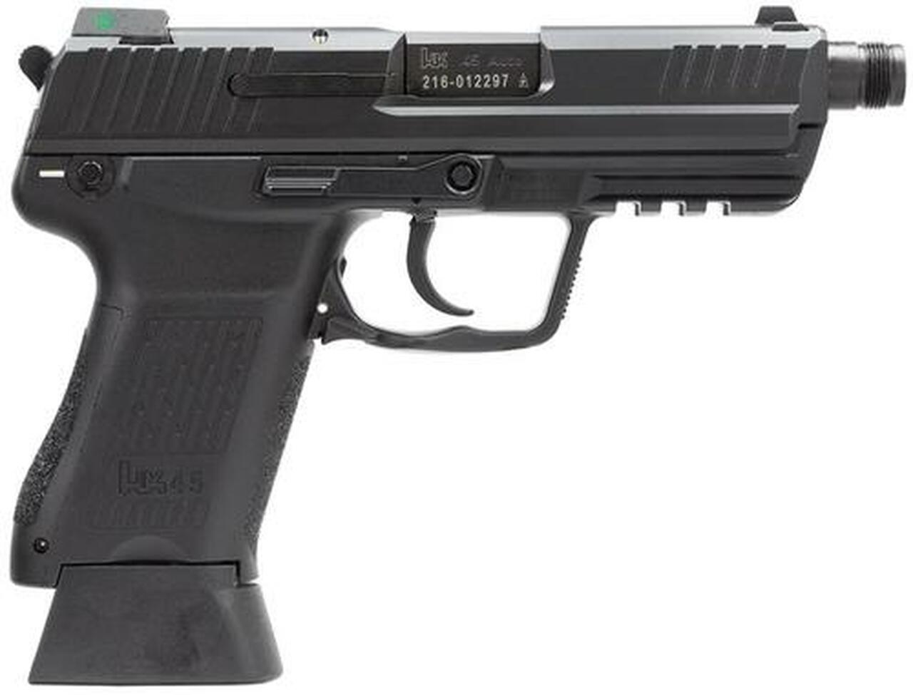 HK HK45 Compact Tactical (V1) DA/SA, safety/decocking lever on left, three 10rd magazines