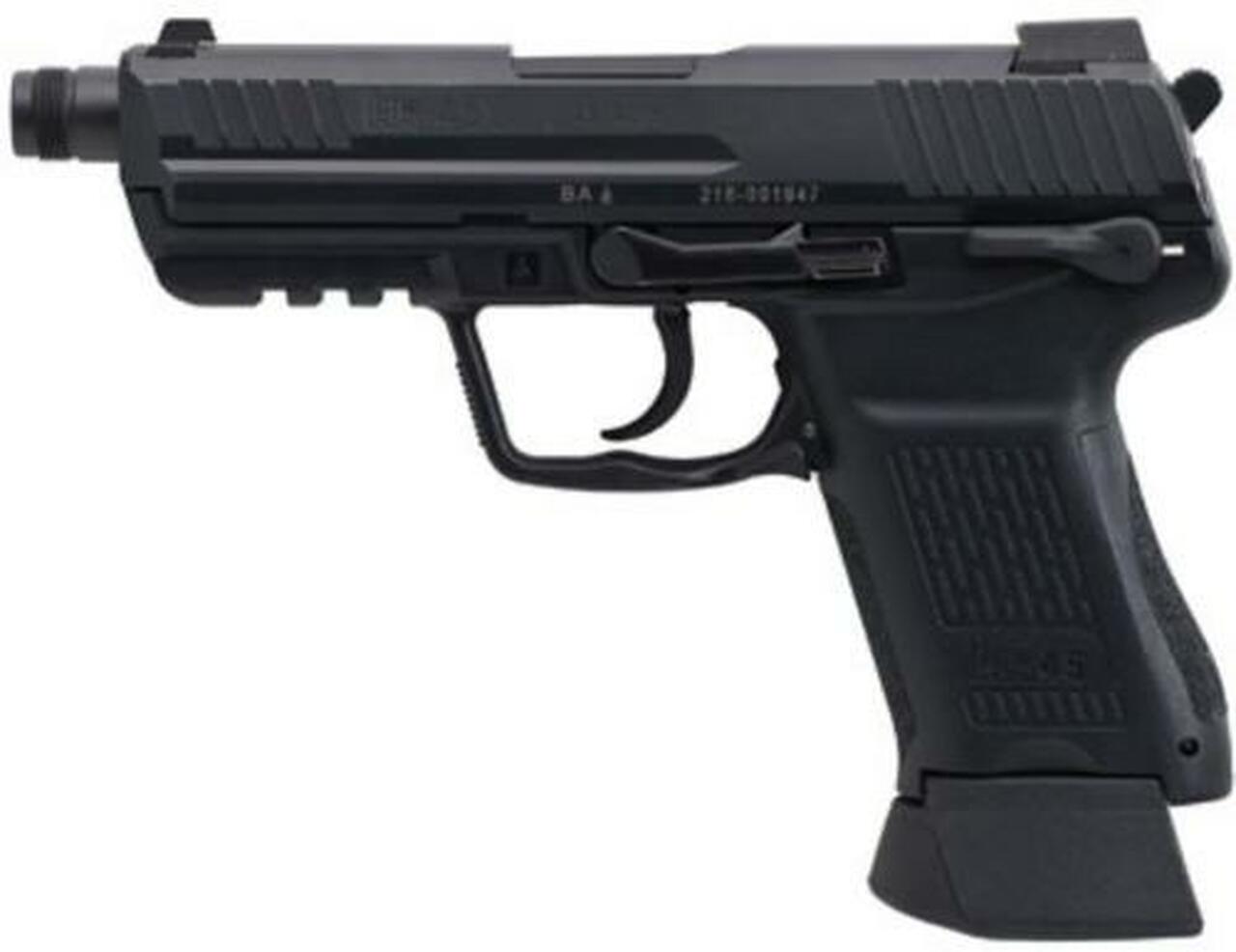 HK HK45 Compact Tactical (V1) DA/SA, safety/decocking lever on left, two 10rd magazines