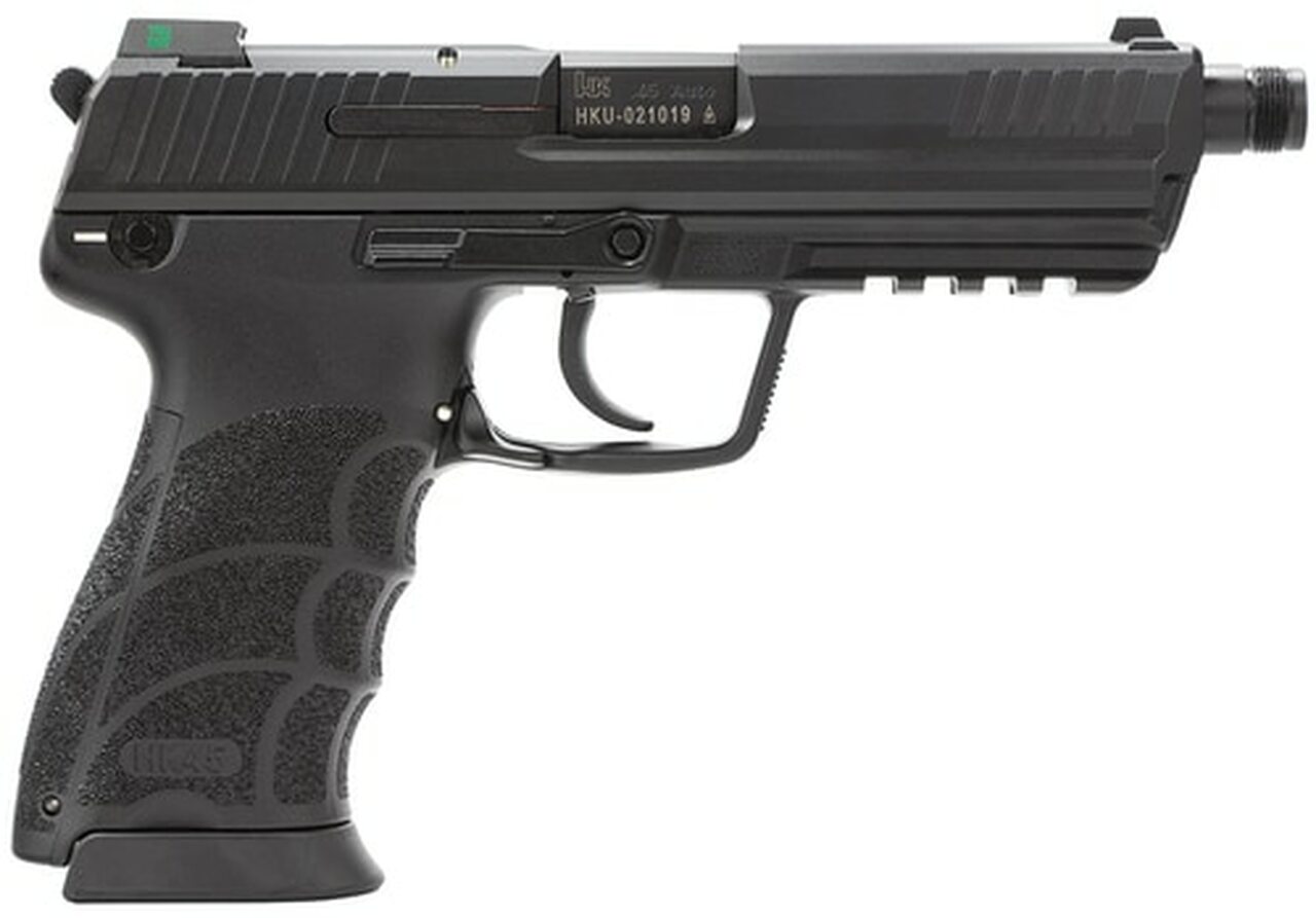 HK HK45 Tactical (V1) DA/SA, safety/decocking lever on left, three 10rd magazines