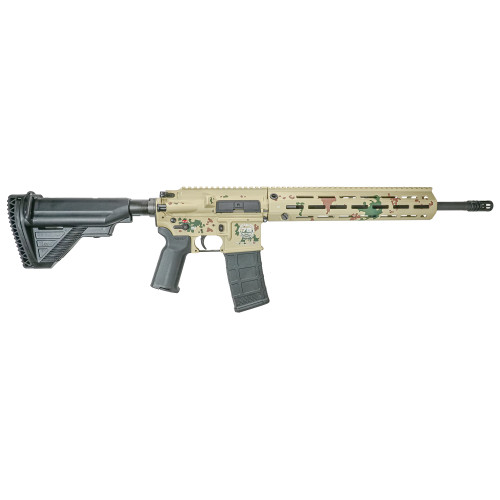 HK MR556 75th Anniversary 223 Remington/5.56x45mm, 16.5″ Barrel, Tropentarn Camo, 30rd