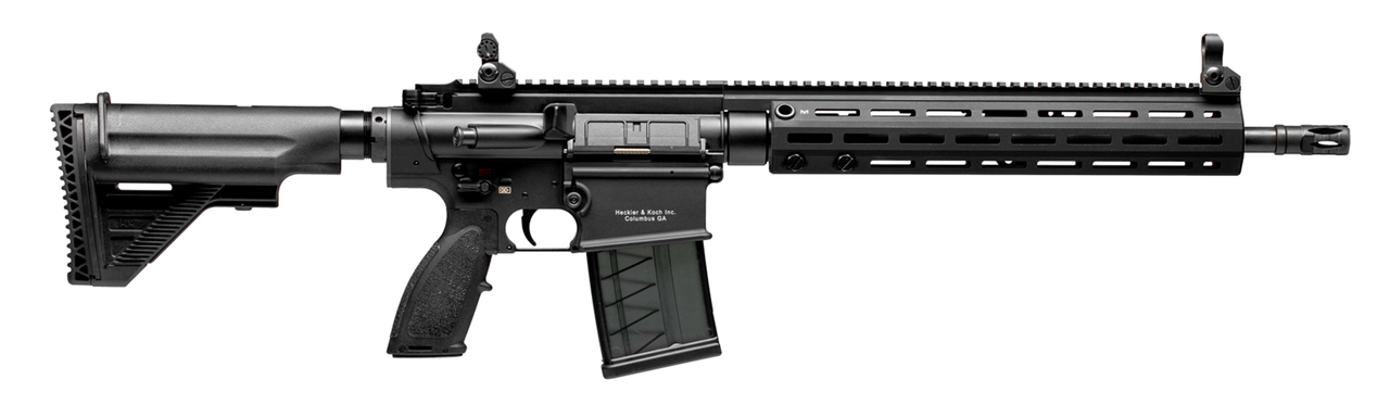HK MR762A1 7.62x51mm, 16.5″ Barrel, MLOK, Black, 20rd