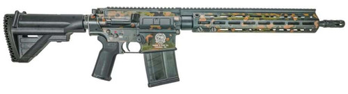 HK MR762A1 75th Anniversary 7.62x51mm, 16.5″ Barrel, Flecktarn Camo, CA Compliant, 10rd