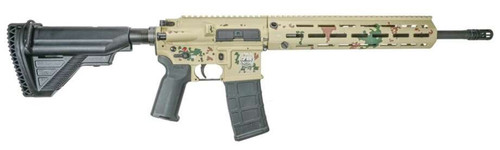 HK MR762A1 75th Anniversary 7.62x51mm, 16.5″ Barrel, Tropentarn Camo, CA Compliant, 10rd