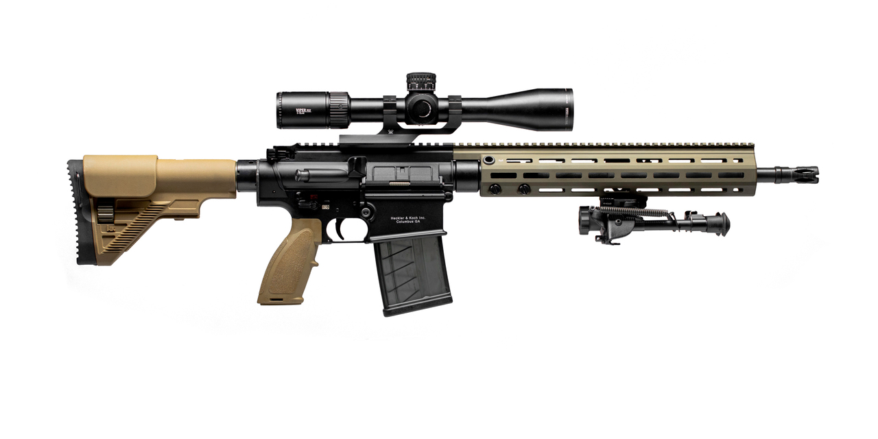 HK MR762A1 LRP III .308/7.62x51mm, 16.5″ Barrel, Vortex Viper PSTII, BLK/FDE, 20rd