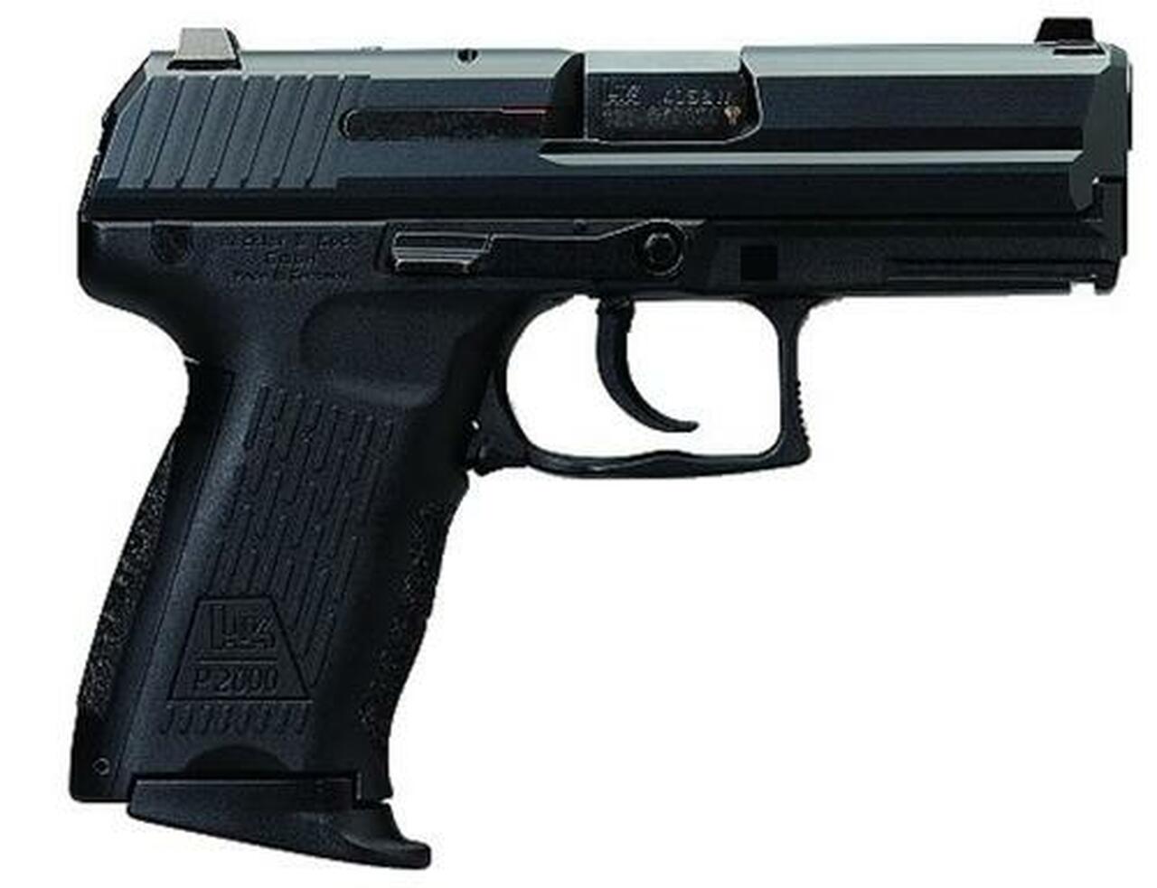 HK P2000 (V3) DA/SA, rear decocking button, two 12rd magazines