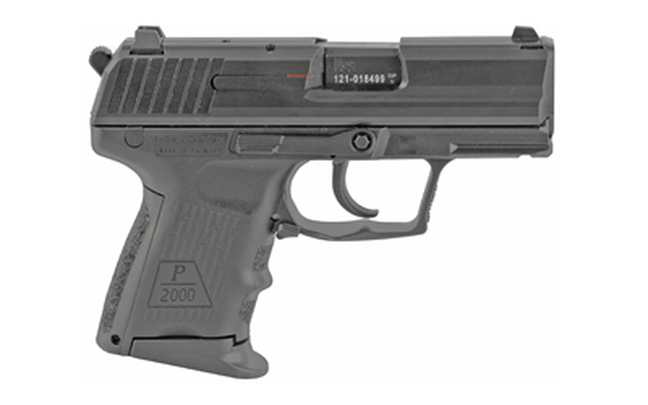 HK P2000SK V3 DA-SA Sub Compact 40S&W, 3.26″ Barrel, Polymer Frame, Black, 3 Dot, Decock, 2x9rd
