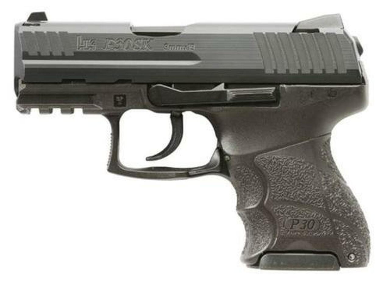 HK P30 Subcompact V1-DAO 9mm, 3.27″ Barrel, Adjustable Grip, Night Sights, 3x10rd Mags