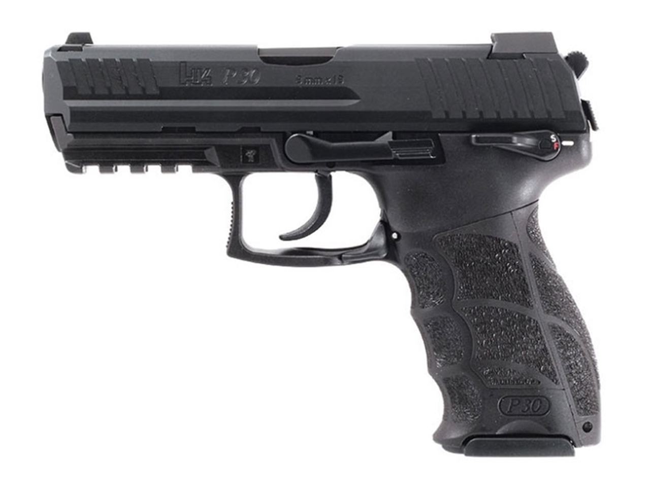 HK P30S, Semi-automatic, DA/SA, 9mm, 3.85″ Barrel, Polymer Frame, Black, Night Sights, 17Rd, 3 Magazines