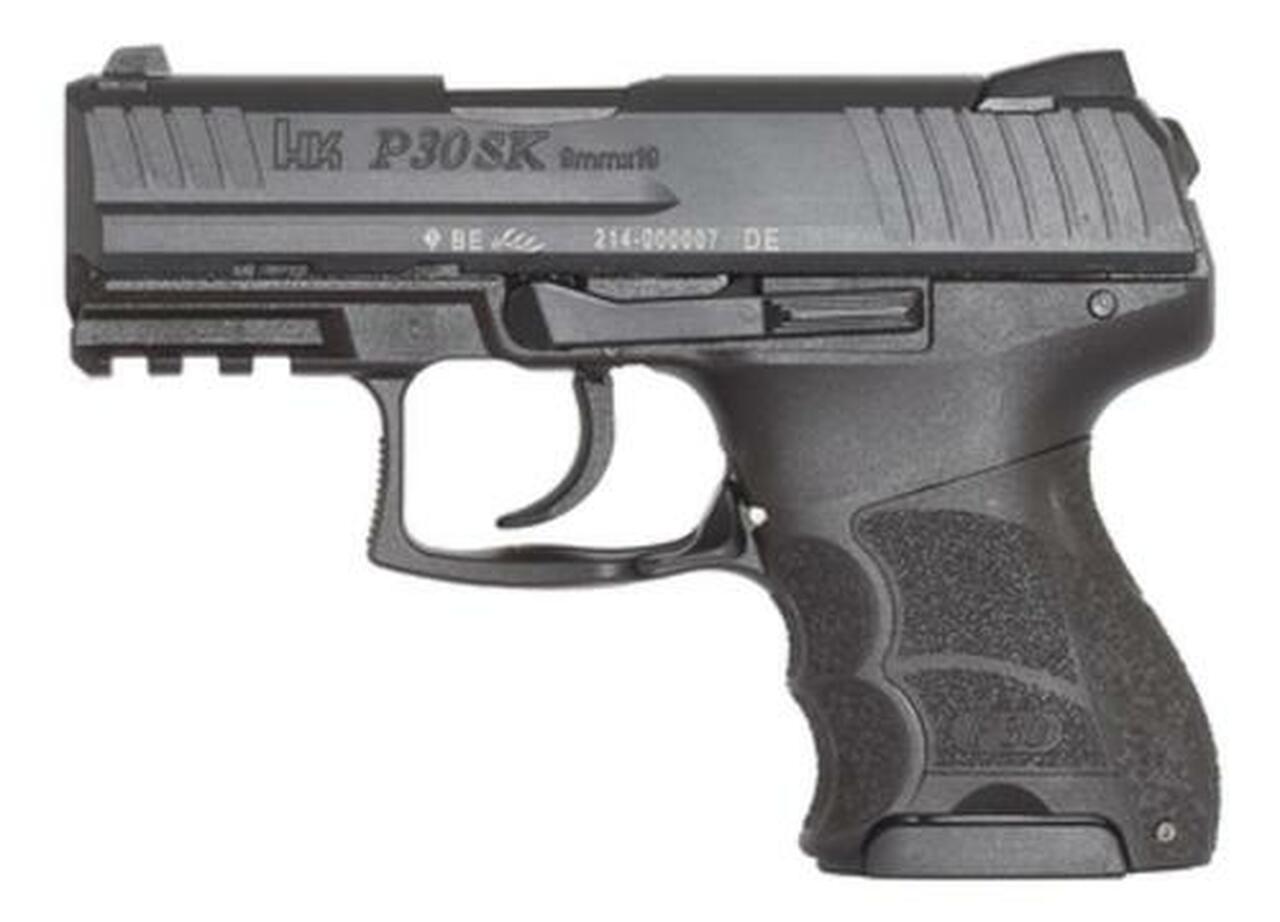 HK P30SK, Subcompact, (V3) DA/SA, rear decocking button, two 10rd magazines