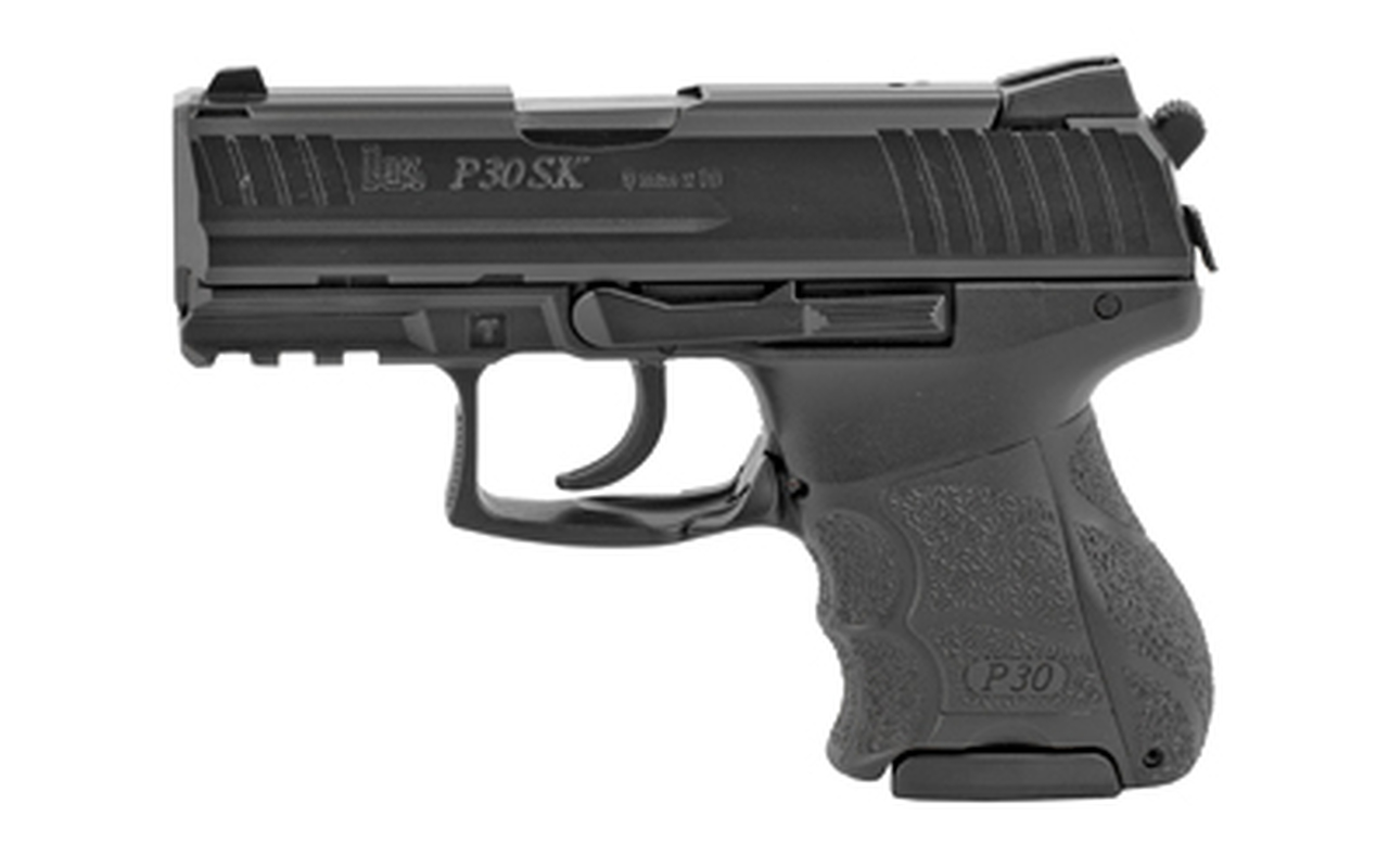 HK P30SK V3 9mm, 3.27″ Barrel, Decocker, 3-Dot Sights, Black, 10rd/13rd