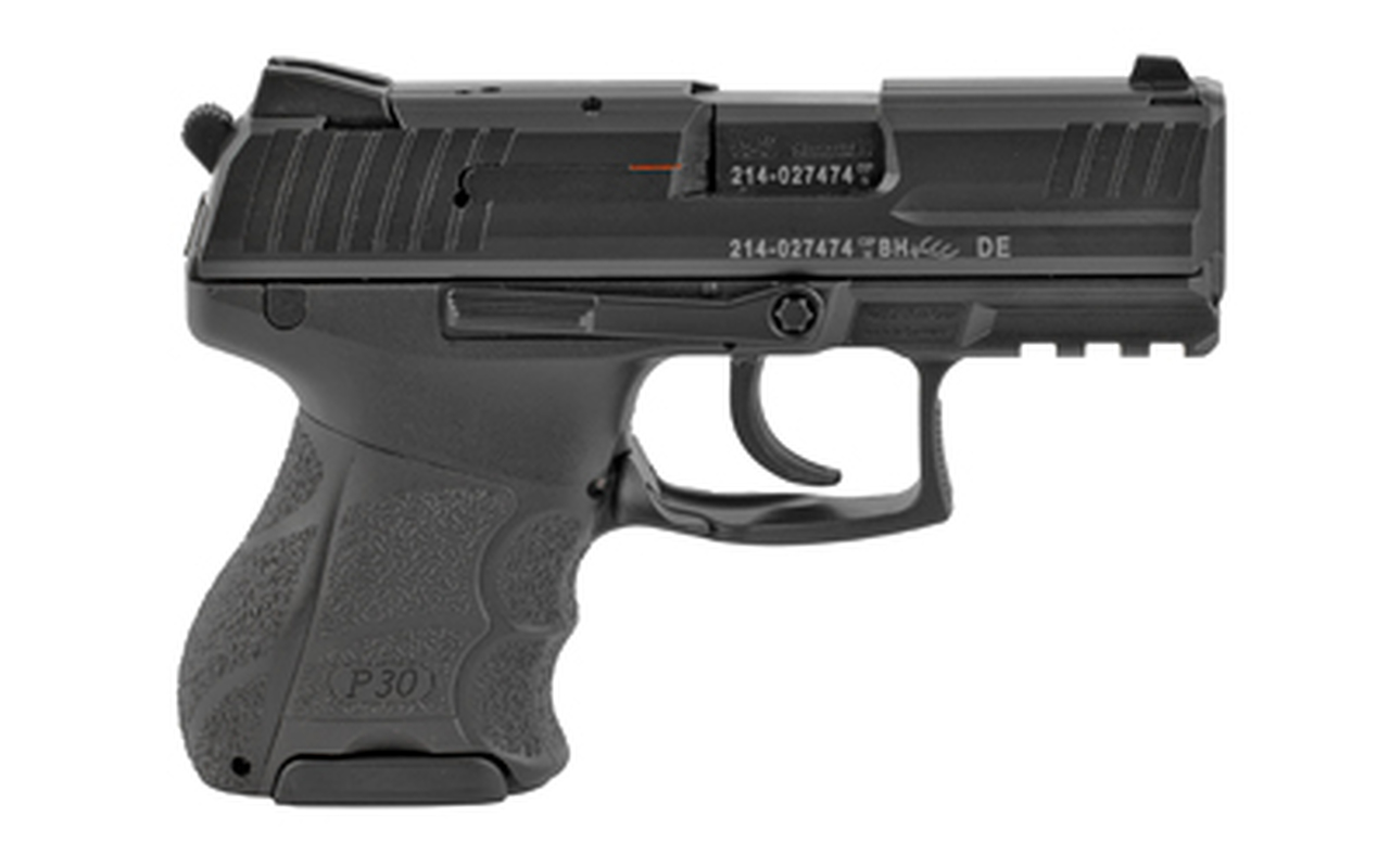 HK P30SK V3 9mm, 3.27″ Barrel, Decocker, 3-Dot Sights, Black, 10rd/13rd
