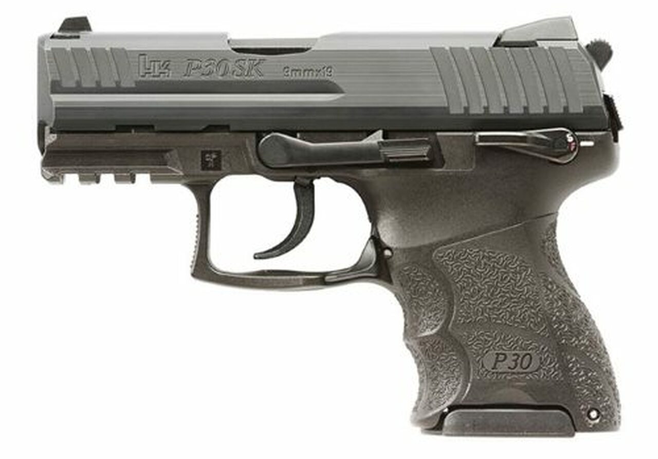 HK P30SK V3 9mm, 3.27″ Barrel, Fixed Sights, Thumb Safety, Black, 10rd/13rd