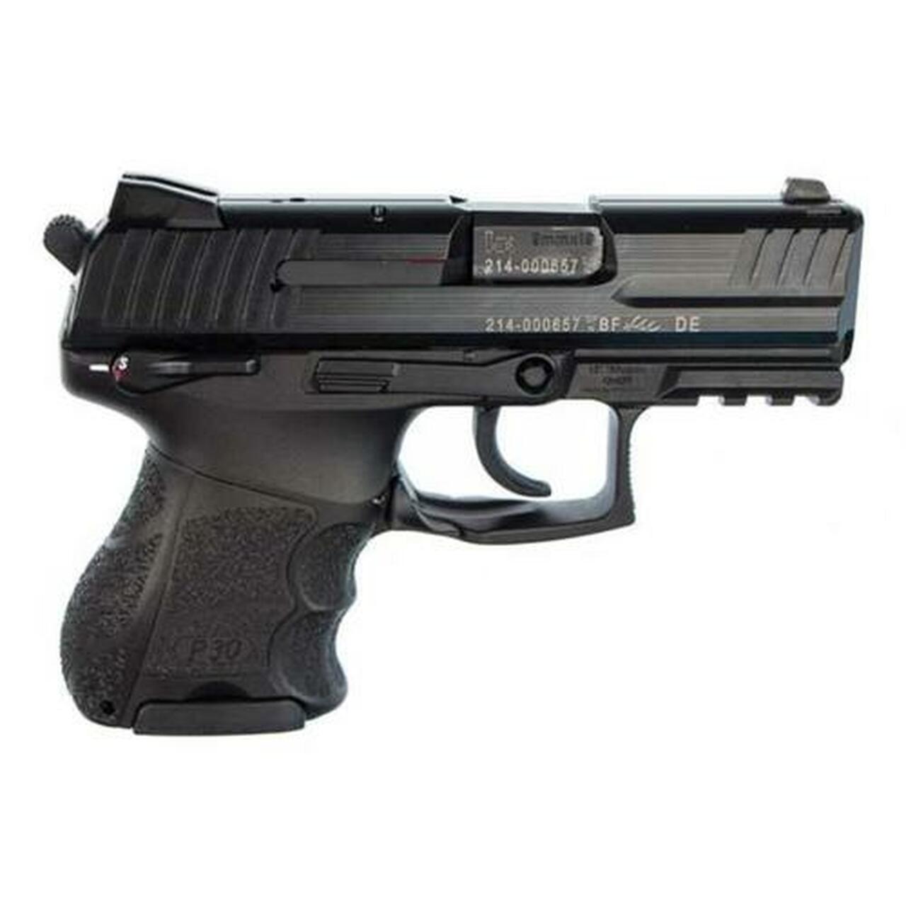 HK P30SKS, Subcompact, (V3) DA/SA, ambidextrous safety/rear decocking button, two 10rd magazines