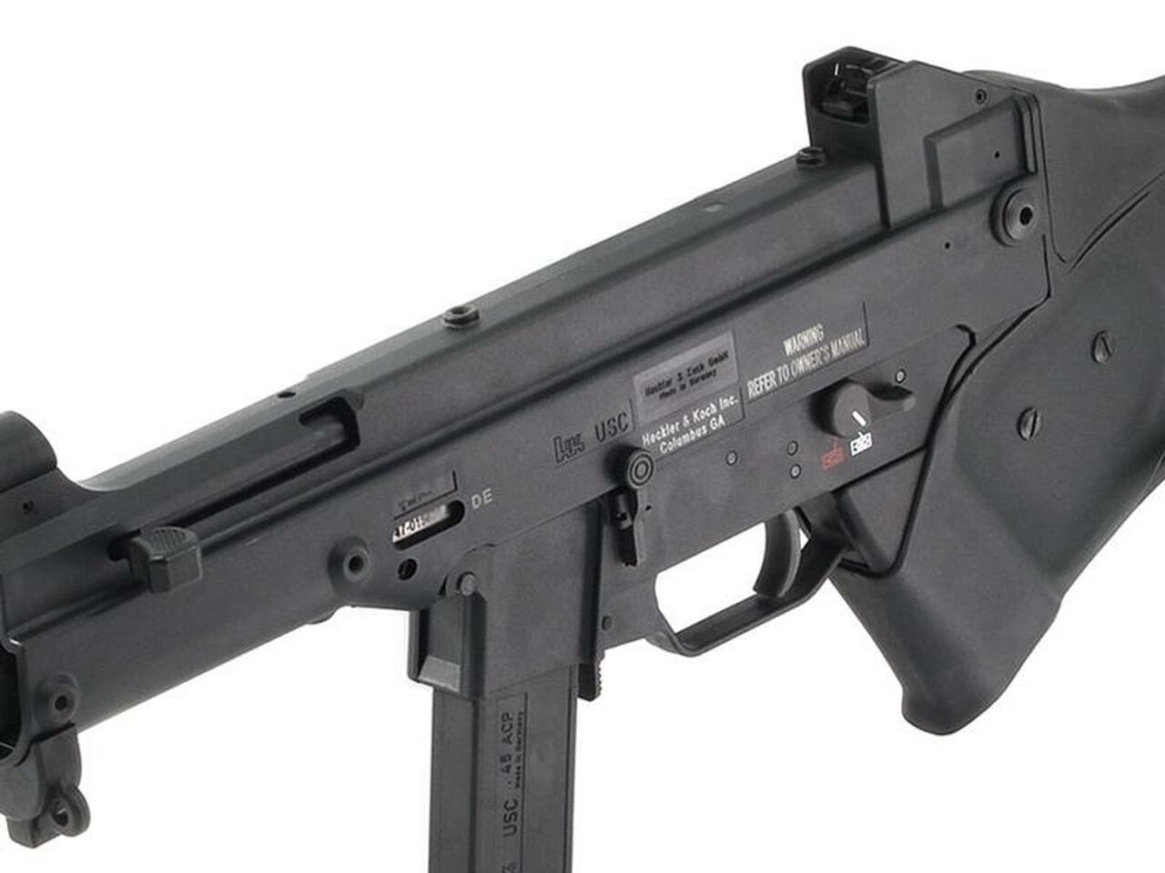 HK USC *CA Compliant* .45 ACP, 16.5″ Barrel, Paddle Grip, Black, 10rd