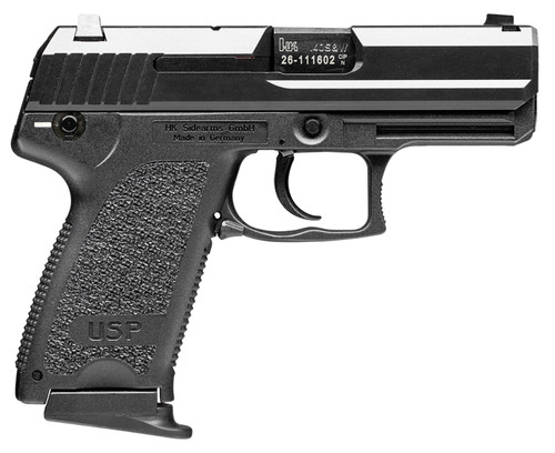 HK USP Compact V7 40 S&W, 3.58″ Barrel, Black, Fixed Sights, 10rd
