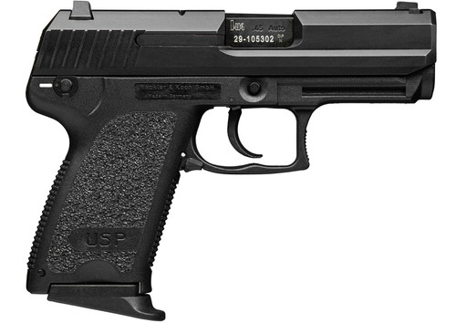 HK USP Compact V7 45 ACP, 3.58″ Barrel, Black, Fixed Sights, 8rd