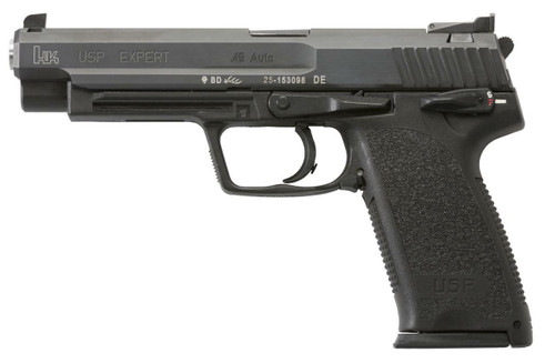 HK USP45 Expert V1 45 ACP, 5.19″ Barrel, Black, 10rd
