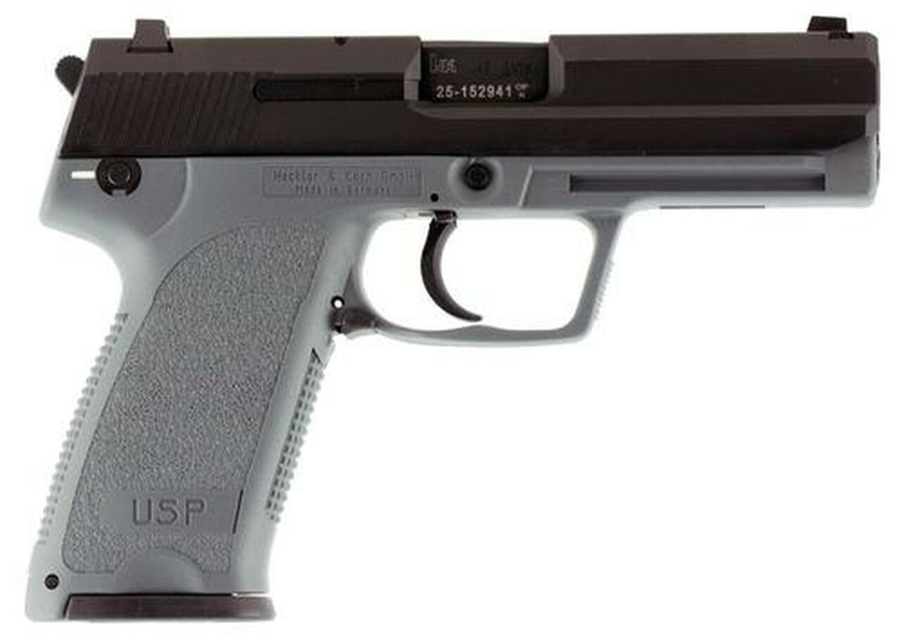 HK USP45 SA/DA 45 ACP, 4.41″, 10rd, Gray Frame