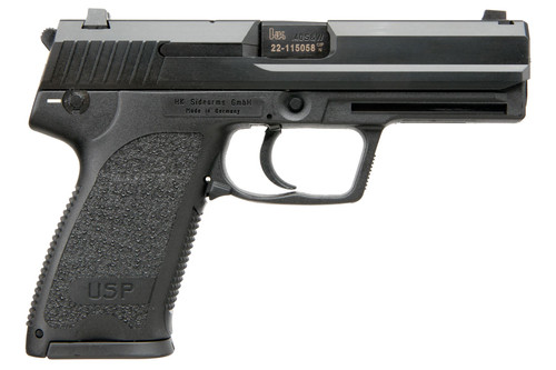 HK USP45 V1, 45 ACP, 3.78″ Barrel, Black, Night Sights, 8rd, Polymer Frame, Compact