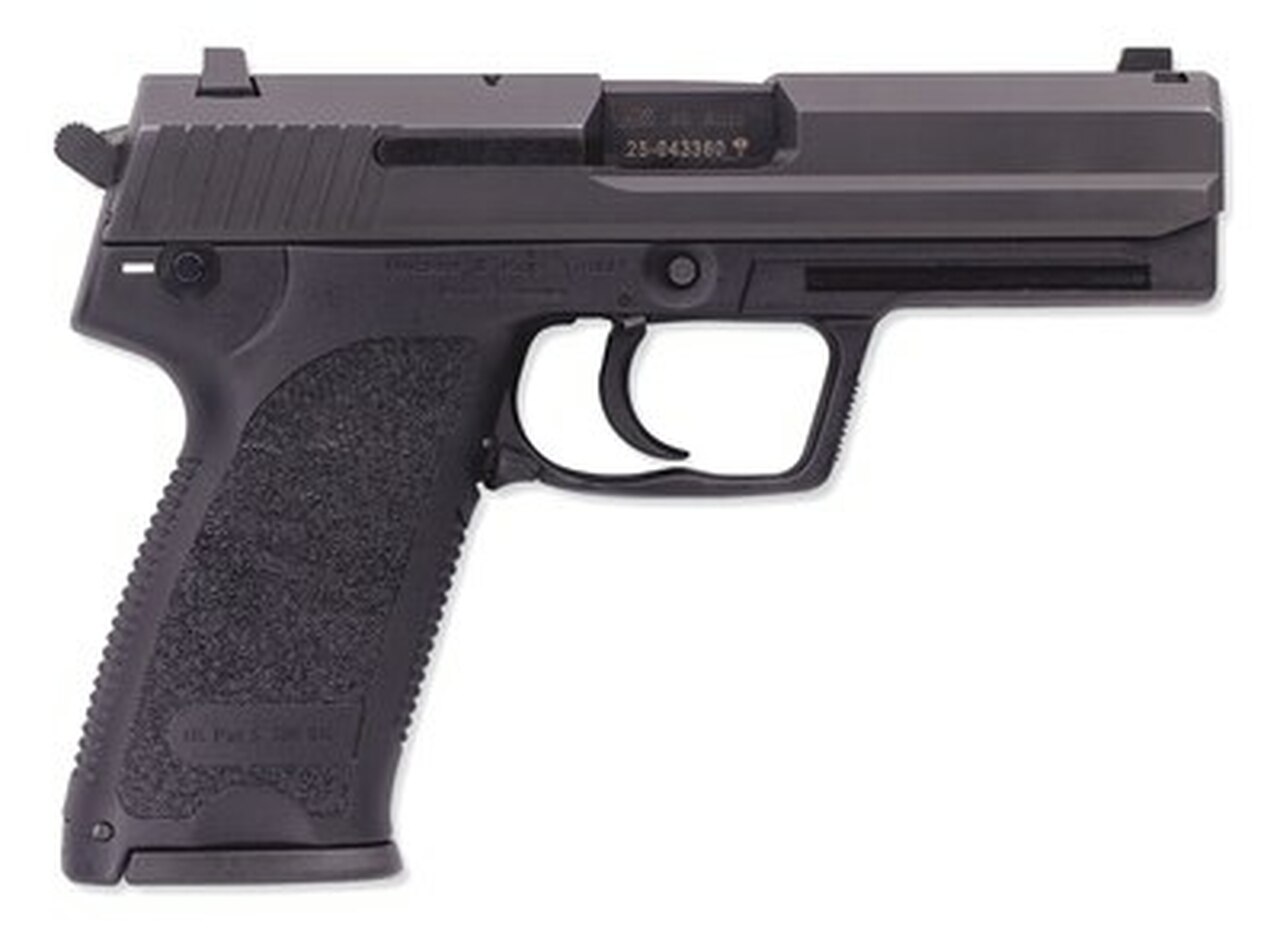 HK USP45 V1, 45 ACP, SA/DA, 4.41″, Night Sights, 10rd, Blued
