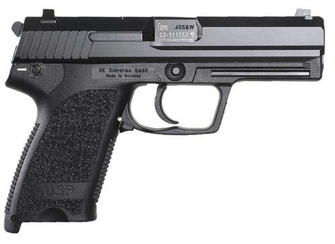 HK USP45 (V1) DA/SA, safety/decocking lever on left, two 10rd magazines