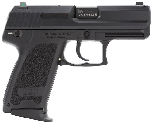 HK USP9 Compact 9mm, 3.58″ Barrel, Black, Night Sights, 13rd