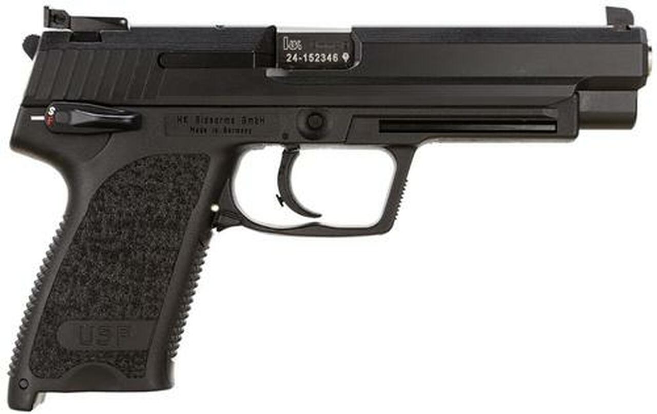 HK USP9 Expert (V1) DA/SA, safety/decocking lever on left, two 10rd magazines