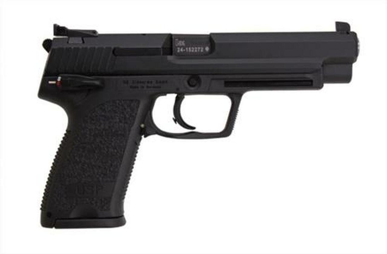 HK USP9 Expert (V1) DA/SA, safety/decocking lever on left, two 15rd magazines