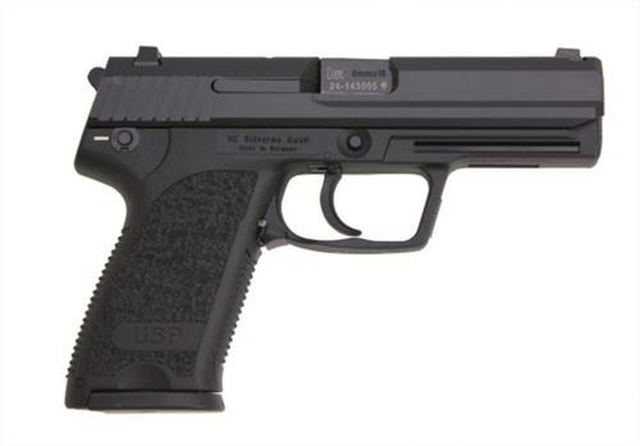 HK USP9 (V1) DA/SA, safety/decocking lever on left, two 15rd magazines