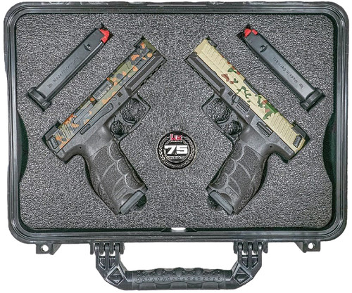 HK VP9 75th Anniversary 9mm, 4.09″ Barrel, Flecktarn & Tropentarn Cerakote, 10rd