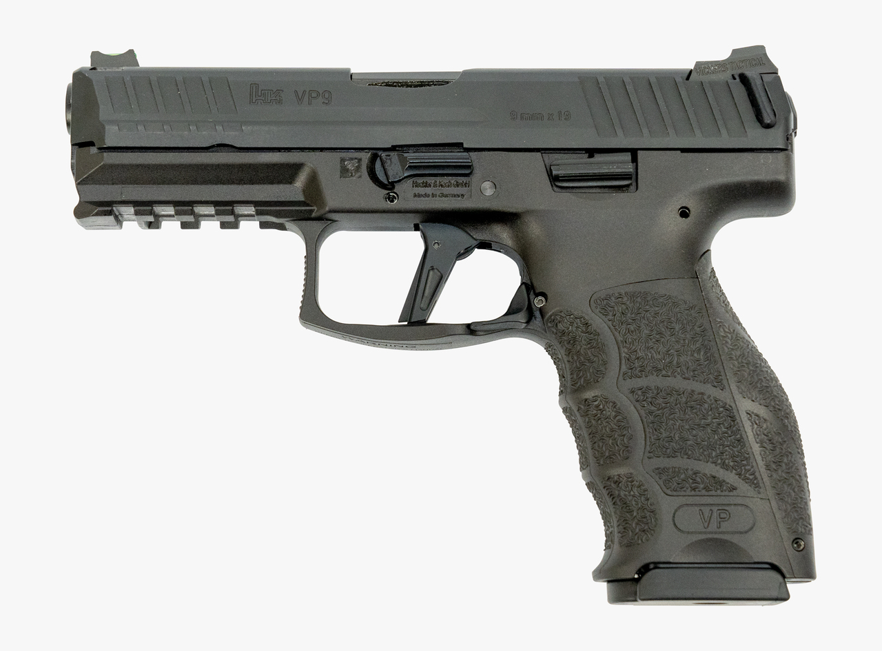 HK VP9 9mm LWG Custom, Black, 15rd