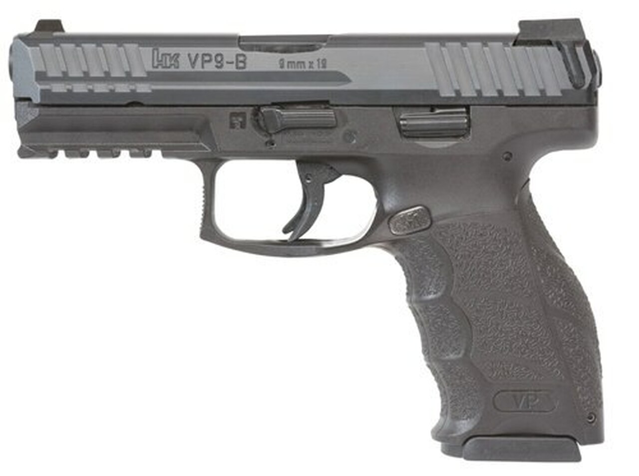 HK VP9-B 9mm, 4.09″ Barrel, Black, 10rd