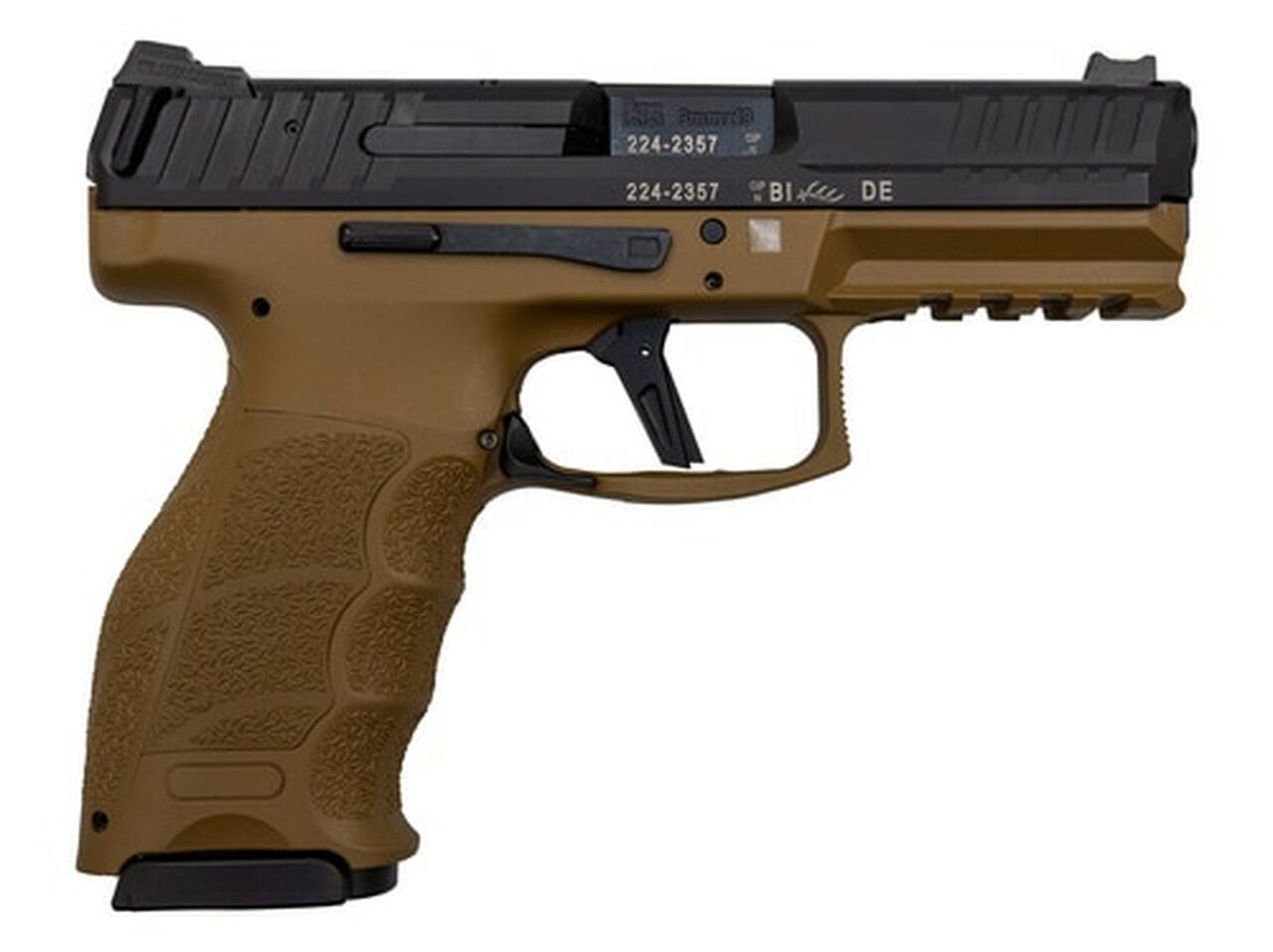 HK VP9 LWG Custom 9mm 4″ Barrel FDE Frame Wilson Night Sights 2- 15rd Mags