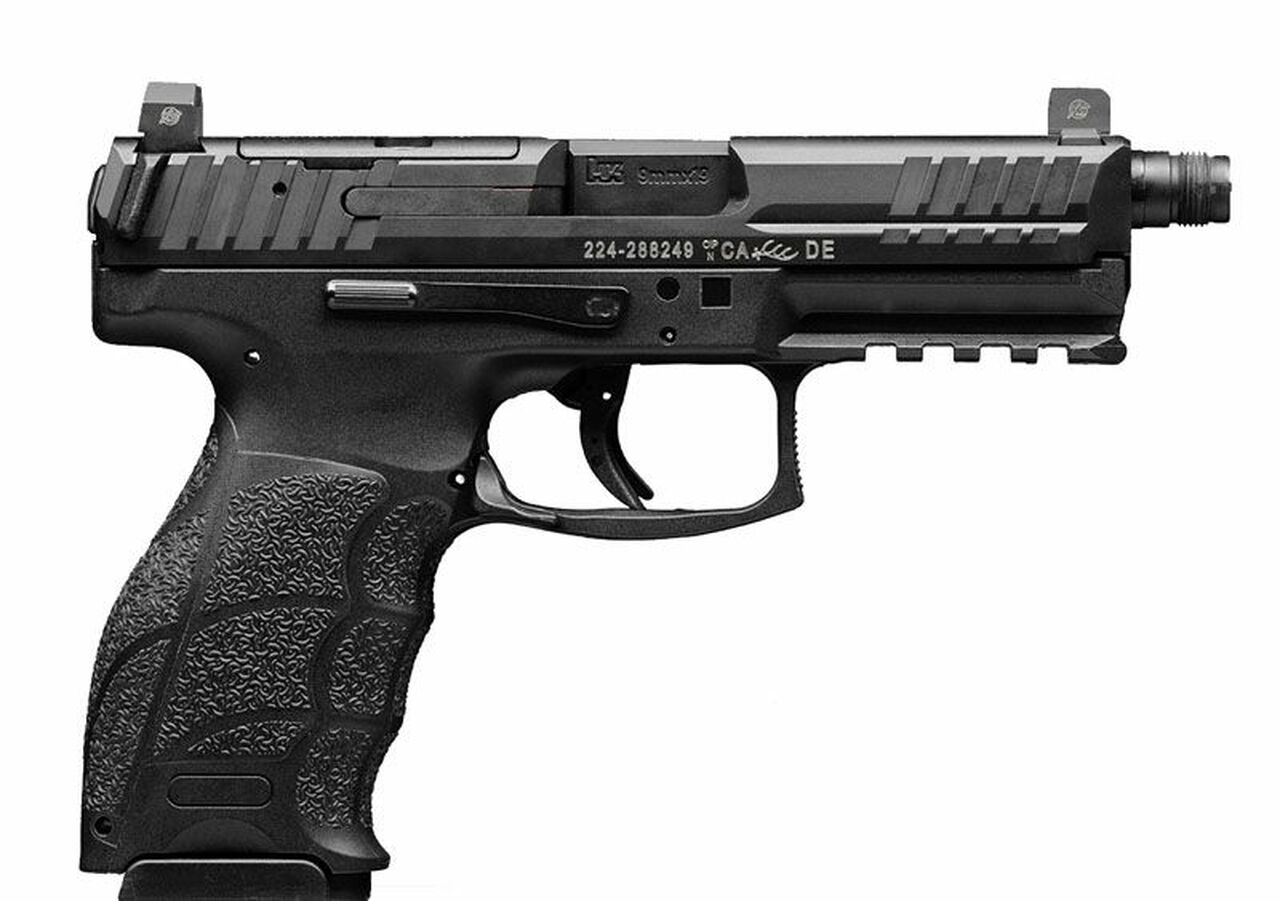 HK VP9 Tactical Optics Ready 9mm, 4.7″ TB, Night Sights, Black, 17rd