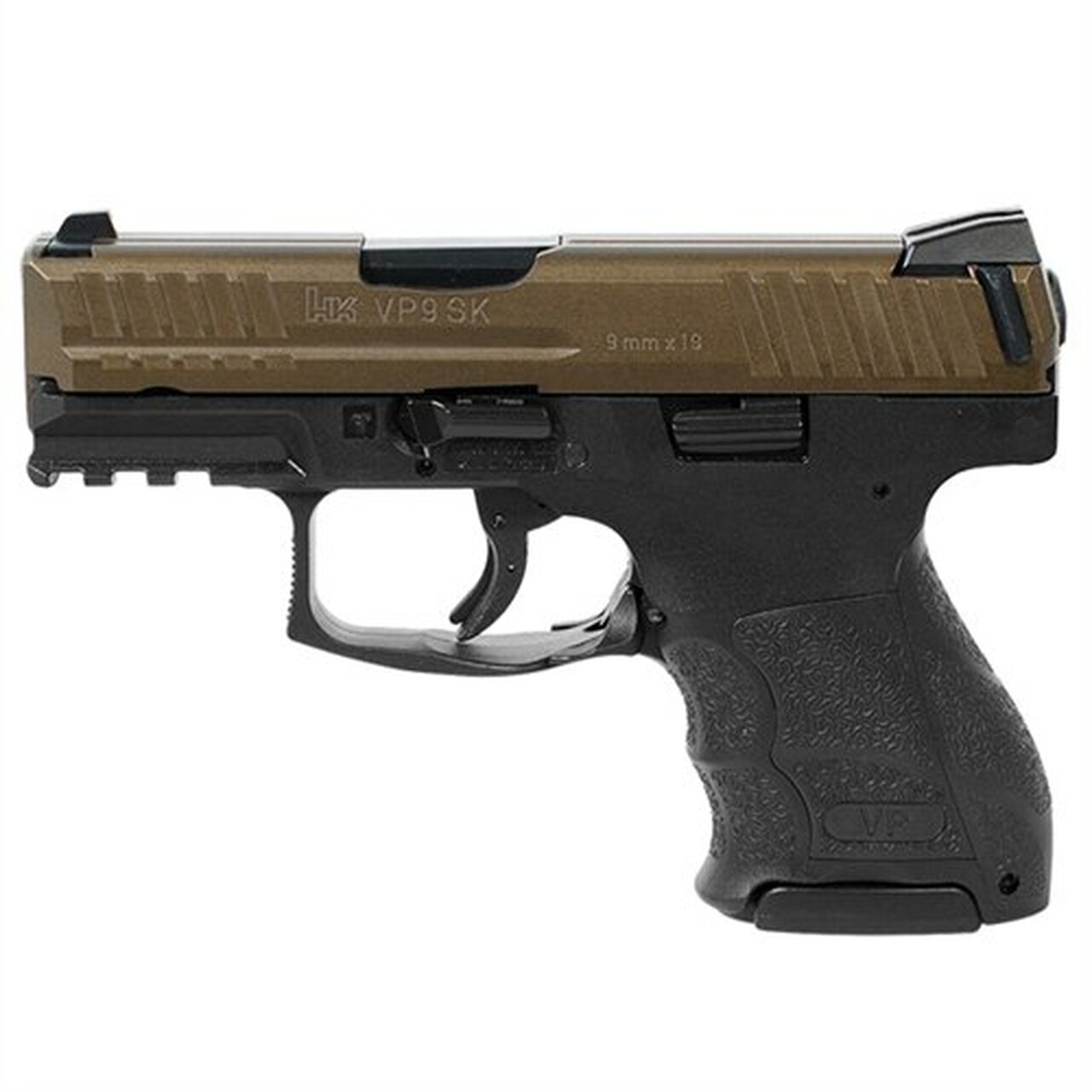 HK VP9SK, 9mm, 3.39″, Midnight Bronze Finish, 2- 10rd Mags