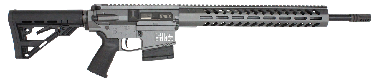 HM DEFENSE Avenger M308 308 Win/7.62 NATO 18.00″ Barrel, Black Hardcoat Anodized Black Mil-Spec HM Stock 10rd Mag