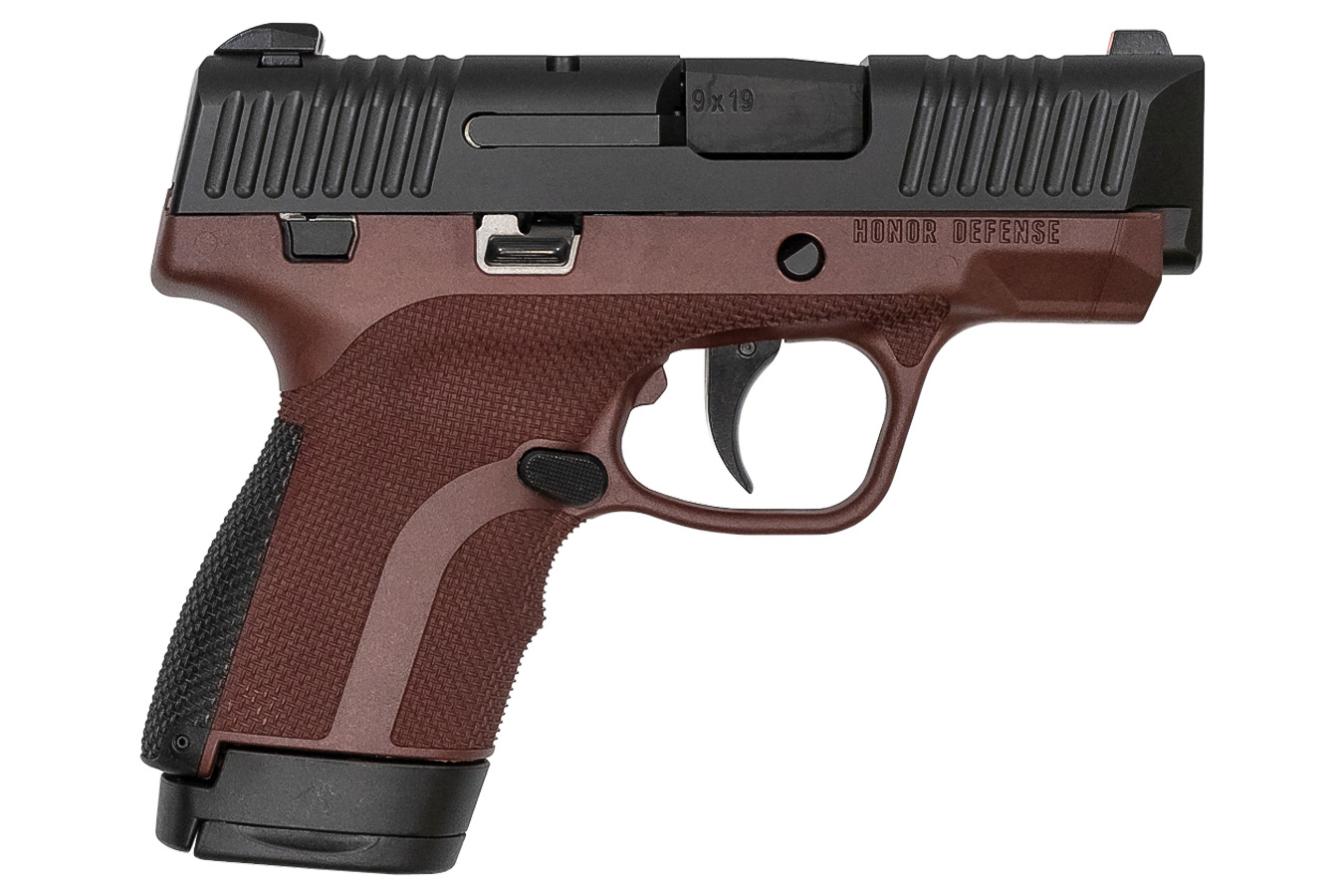 Honor Guard 9mm Sub-Compact Pistol with Mahogany Grip Frame