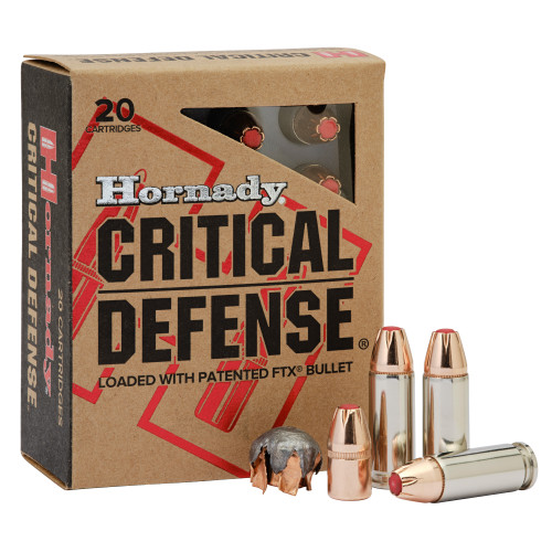 Hornady Critical Defense 30 Super Carry, 100gr, FTX, 20Bx/10Cs