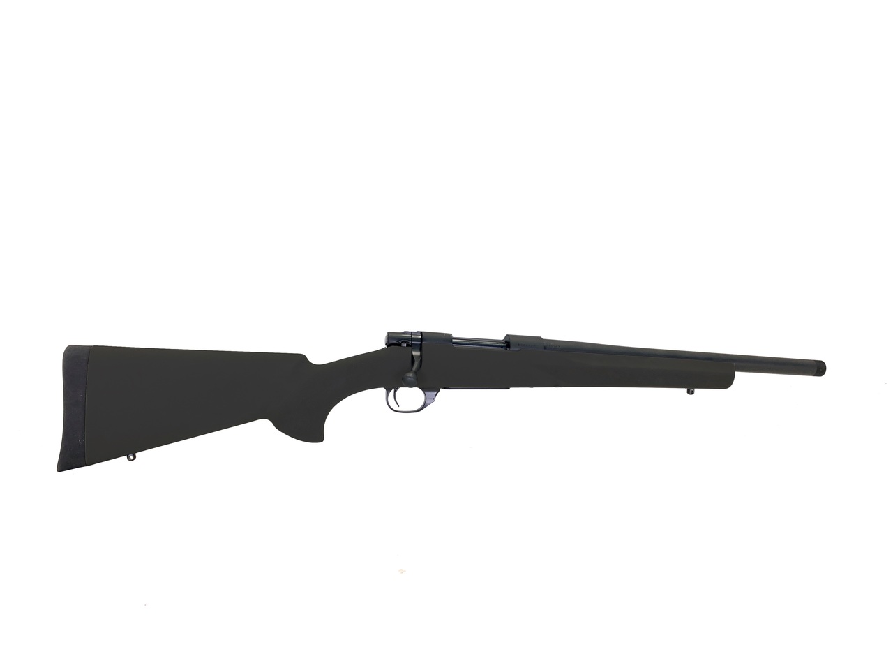 Howa 1500 Hogue 6.5 Creedmoor, 16.25″ Heavy Threaded Barrel, Blued/Black, 4rd