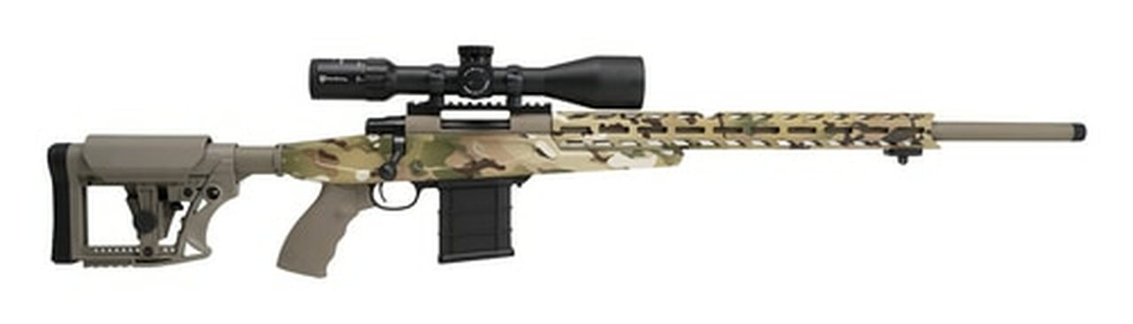 Howa APC .223 Rem *Rifle Only*, 20″ #6 Threaded Barrel, Mag Kit, Hogue Grip, LUTH-AR MBA-4 Stock, Flat Dark Earth/Multicam, 10rd