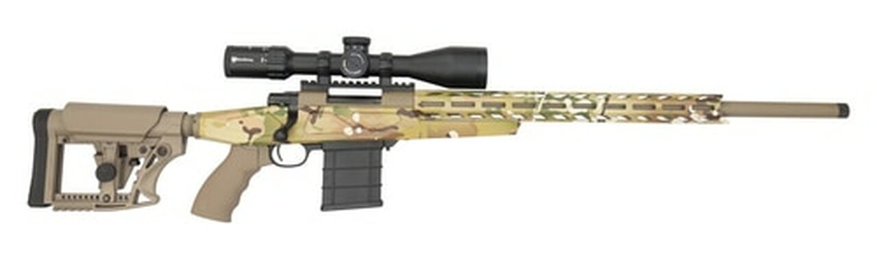 HOWA APC 6.5 Creedmoor 24″ Barrel 4-16×50 Scope Combo, Mag Kit, Aluminum Chassis, Multicam