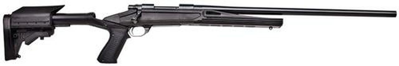 Howa Axiom Varminter Bolt 204 Ruger 24″ HB Black Adjustable Poly Stock Blued