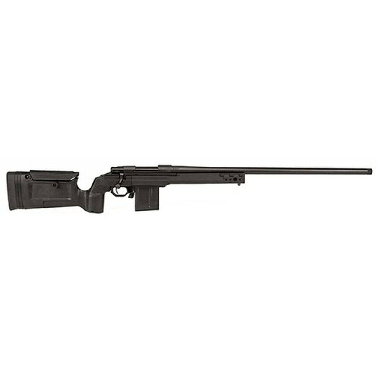 Howa Bravo Rifle 6mm Creedmoor, KRG Bravo Chassis, AICS MAG 26 #6 Threaded 5/8″X24 1-7.5″, Black, 10rd