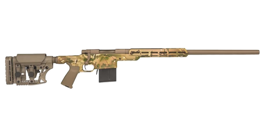 Howa HCR 6.5 Creedmoor Multi-Cam Chassis Rifle with FDE Furniture