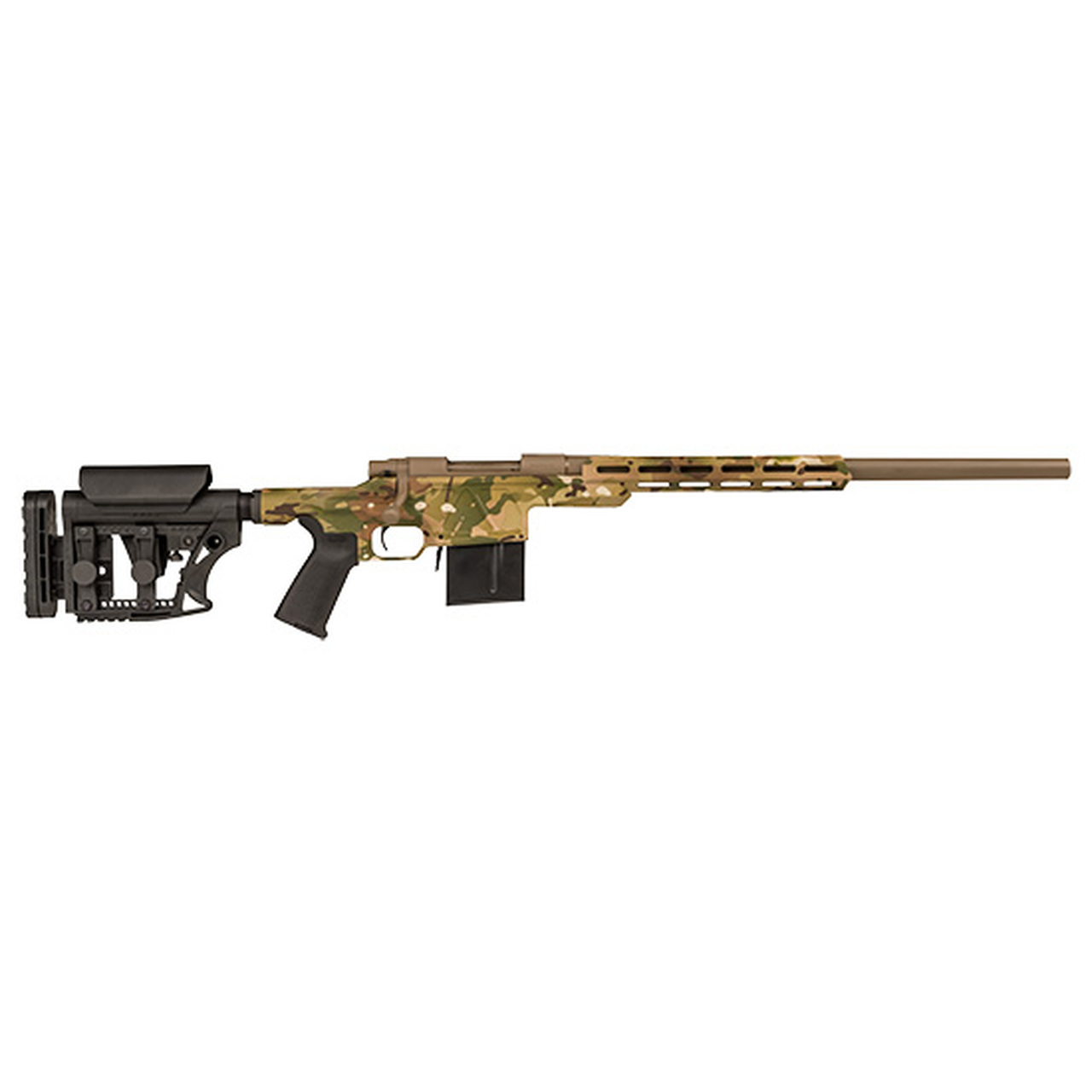 Howa HCR Rifle, 6.5 Creedmoor, 24″ Heavy Barrel, 10rd, Multicam/FDE Cerakote