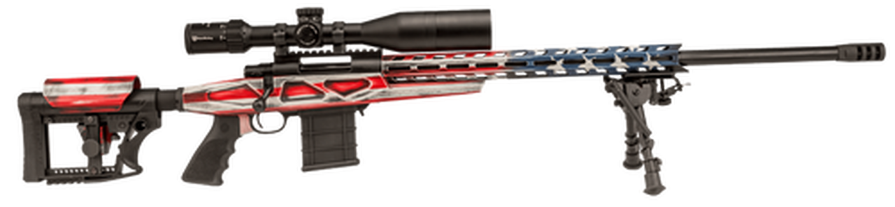 Howa HCR Rifle Bolt 308/7.62 NATO 20″ Barrel Luth-AR MBA- Stock, Scope