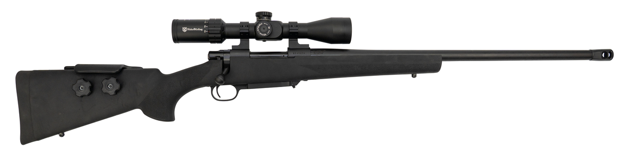 Howa Hogue Long Range Scoped Package 6mm Creedmoor, 26″ HB, Black, 4rd