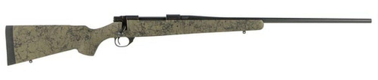 Howa HS Precision 6.5 Creedmoor, 22″ Barrel, Synthetic Green, Black HS Precision Web Stock, Black, 4rd