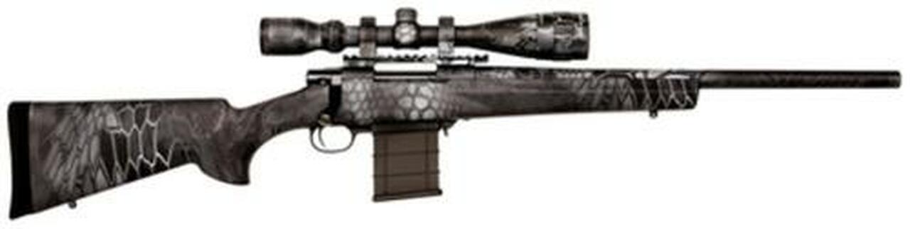 Howa Kryptek Full Dip Rifle Package .308 Wnchester 20″ Heavy Barrel 4-16x44mm Nikko Stirling Scope Typhon Camouflage 5rd