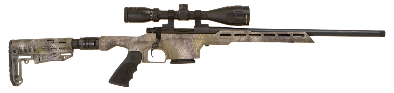 Howa Kryptek Kratos Full DIP Rifle 6.5 Creedmoor, 24″ Barrel MAG Kit, 20 MOA Base, Bipod No Scope/Rings